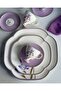 Porcelain Cake Plate Set 7 Pieces Iris
