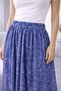Asymmetrical Cut Ethnic Pattern Lined Tulle Skirt - 7
