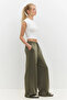 Wide-Legged Sweatpants with Elastic Waistband and Laces - 4