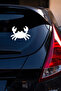 Car Sticker with Crab Figure - Sea-Themed Crab Sticker - Motor Car Auto Sticker 15X11Cm - 4