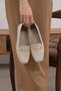 Kayra Skin Color Metal Buckle Women's Ballerinas - 2