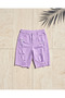 Plus Size High Waist Ripped Pocket Denim Women's Shorts - 3