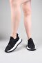 Camiri̇ Stone Accessory Knitwear Laceless Sneakers Black - 3