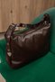 Vintage Belt Detailed Bitter Brown Shoulder and Crossbody Bag ((Marteniçka Bracelet Is a Gift! !)) - 2