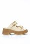Poli̇na Double Buckle Platform Sole Slippers - 2