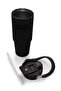 Black Thermos with Straw and Direct Drinking Steel Cup 900 ml 38750 - 8