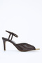 Rs 17435 Cross-Strapped Ankle Belted Thin Heeled Shoes - 2