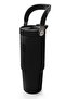 Black Thermos with Straw and Direct Drinking Steel Cup 900 ml 38750 - 4
