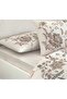 New Season Quilted Double Duvet Cover Set Despina Ecru - 3
