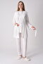 Lacy 3-Piece Maternity Pajama Set and Robe Set - Breastfeeding-Friendly Cotton Maternity Set