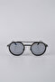Unisex Round Metal Frame Smoked Glass Sunglasses Gg25Mp2932R02