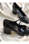 Stey Me Black Patent Leather 6 cm Heel Shoes - 2