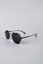Unisex Geometric Metal Framed Black Sunglasses Gg25Mp3413R01 - 2