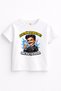 Electric Shock – Tesla Cartoon Printed Funny Kids T-Shirt