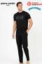 Paris Premium Men's Crew Neck Cotton Combed Short Sleeve Pajama Set