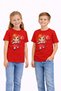 Unisex Kids Flagged Girl Printed T-Shirt 100% Cotton Red Unisex Summer Kids T-Shirt (Single Price)
