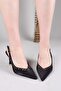 Lirae Gold Troc Heeled Shoes Black - 5