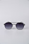 Smoked Frame Geometric Unisex Sunglasses Gg25Mp3413R02