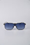 Smoked Metal Frame Geometric Unisex Sunglasses Gg25Mp2821R06