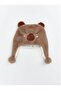 Lcw Accessories Brown Animal Figured Girl's Snow Hat - 2