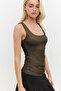 Square Neck Thick Strap Basic Athlete's Undershirt - 2