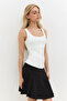 Square Neck Thick Strap Basic Athlete's Undershirt - 2