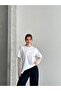 Lace Detailed Cotton Short Sleeve Tshirt - 3