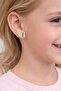 Pineapple Cherry Daisy Heart Cat Figured Dangle Children's Earrings