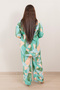 Green & Blue Abstract Printed Co-Ord Set - 2
