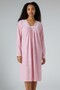 Women's Long Sleeve Lace Detailed Nightgown Relaxed Fit Daily Home Dress