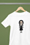 Wednesday Foreign Series Printed Crewneck Cotton Oversize Fit Unisex Short Sleeve Tshirt - 4