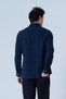 2Xs-10Xl 100% Cotton Office Wear Navy Blue Men's Shirt - 3