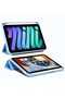 Case for iPad Mini 6 (2021) 8.3" - Silicone Smart Folding Cover with Pencil Holder - Slim & Durable - 3