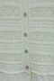 كارديجان تريكو مخرم بأزرار وتفاصيل دانتيل على الحاشية - لون إكرو - 6