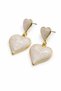 Heart Butterfly Flower Sun Moon Star Design Dangle Earrings for Teen Girls Women - 2