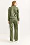 Women's Modal Stripe Detailed Tracksuit Set Green - 4