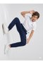 School Children's Sweatpants Dark Blue Lycra 2 Yarns Seasonal - 3