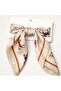 Hei Horse Patterned Silk-Look Casual Women's Accessory Scarf Foulard