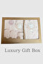 Luxury Baby Bathrobe Set – Embroidered Hooded Baby Bathrobe Set - 3 Pieces - 5