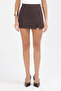 Women's Quality Stretchy Fabric Slit Mini Short Skirt