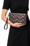 Pack of 2 Bags Star Patterned Portfolio Handbag Clutch Bag with Wrist Strap - 4