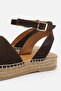 Maison Genuine Suede Leather Espadrille - 3