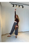Crew Neck Long Sleeve Basic Crop Blouse - 8