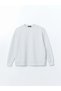 Lcw Modest Gray Crew Neck Oversize Women's Sweatshirt Tunic - 5