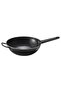 BLÅGYLTA Wok, non-stick coating/black, 28 cm