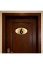 Apartment Site - Apartment Hotel Office Door Number Gold - Black Plexiglass 10X7Cm Number 6 Will Be Sent - 4