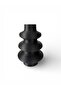 3D Printing Modern Decorative Black Vase 18 cm Minimal Desktop Accessory - 4