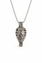 Silver Color Secret Drop Necklace I Glow in the Dark Unisex 60 cm Chain - 4