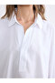 Ozmarka New Season Shirt Collar Oversize Oxford Blouse - 3