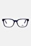 Men L2947 Square Reading Glasses, Navy Blue